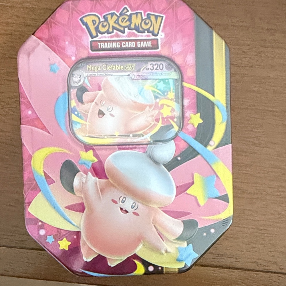 Mega Moonlit Tin [Mega Clefable ex] - Miscellaneous Cards & Products